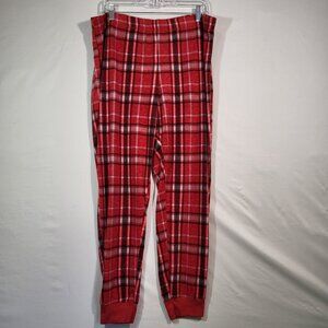 Secret Treasure Woman's Pajama Pant Size XL 16/18 Red/Black/White Plaid